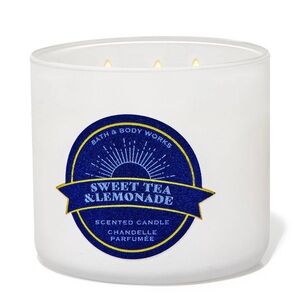 New Bath & Body Works 3-Wick Candle in Sweet Tea and Lemonade
